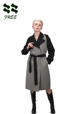 Dámsky vlnený peacoat